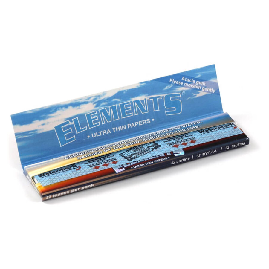 Elements Kingsize Slim Rolling Papers (50pcs/display)