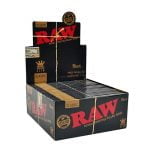 Cartine sottili kingsize nere RAW (50 pezzi/display)