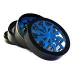 Storm Blue Grinder in Metallo 50mm - 4 Parti (6pezzi/display)