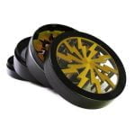 Grinder in Alluminio Storm Big oro 63mm (6pezzi/display)