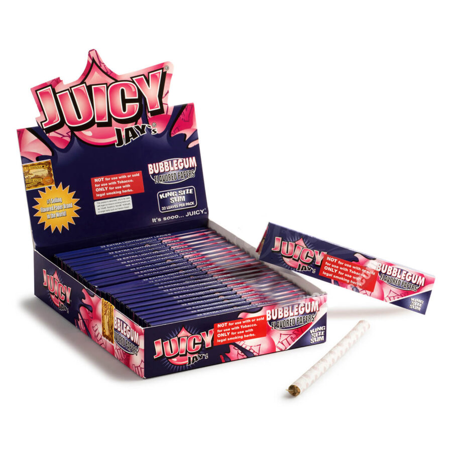 Cartine Juicy Jay kingsize bubblegum (24 pezzi/display)