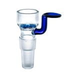 Braciere per Bong in vetro Blu Con Supporto 14mm