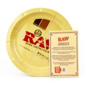 RAW Vassoio per rollare Rotondo in Metallo 31 cm