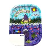 Best Buds Vassoio per rollare Purple Haze Small con Grinder Card Magnetica