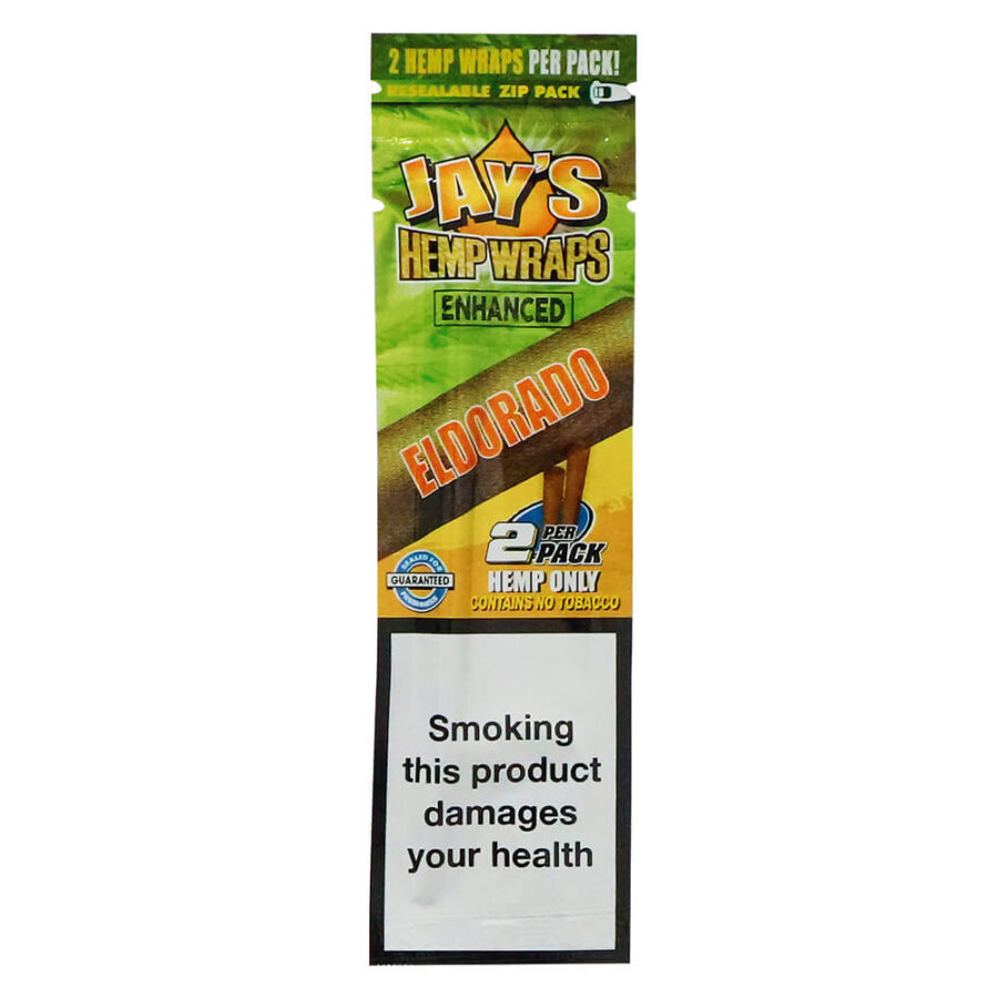 Juicy Jay's Hemp Wraps Eldorado Frullato di ananas con terpeni infusi (25 pezzi/display)