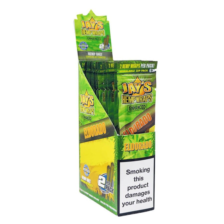 Juicy Jay's Hemp Wraps Eldorado Frullato di ananas con terpeni infusi (25 pezzi/display)