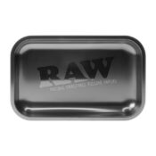 RAW Vassoio per rollare in metallo nero Medium