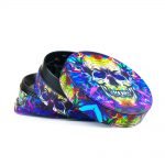 Grinder in Metallo Psy Flames Skulls Design misti 4 Parti - 50mm (6pezzi/display)