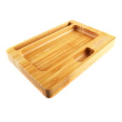 Buddies Vassoio per rollare in Bamboo 3-in-1