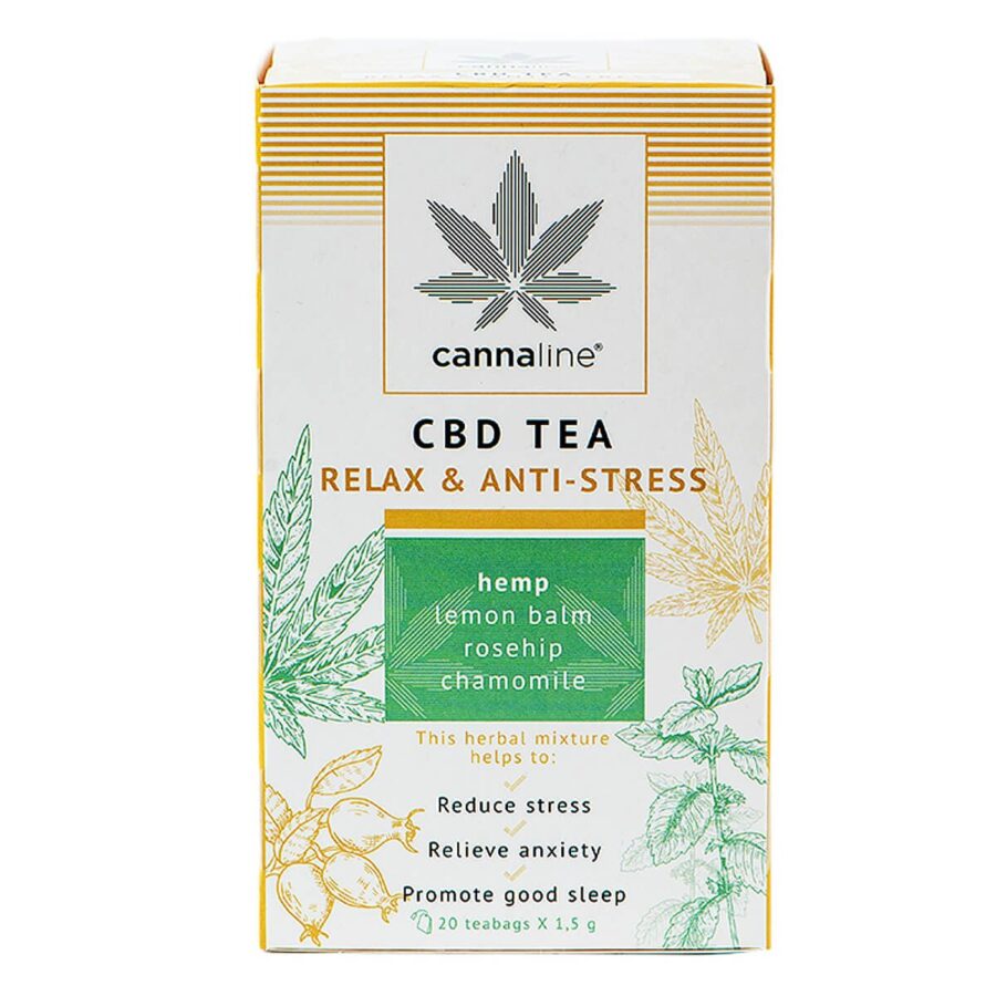 Cannaline CBD Tè alla Canapa Relax 30g (10pezzi/masterbox)