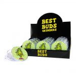 Best Buds Grinder in Plastica Pizza 3 Parts - 50mm (12pezzi/display)