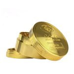 Grinder in Metallo Gold Ingot 4 Parti - 50mm (6pezzi/display)