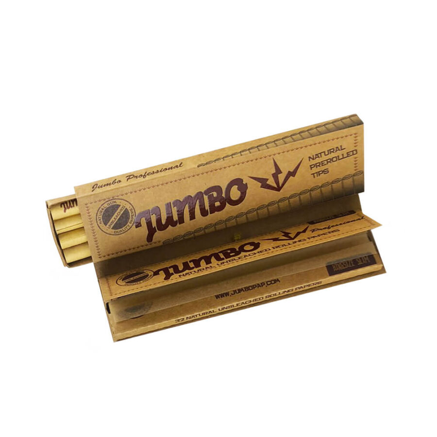 Cartine Jumbo non sbiancate con punte pre-arrotolate (24 pezzi/display)