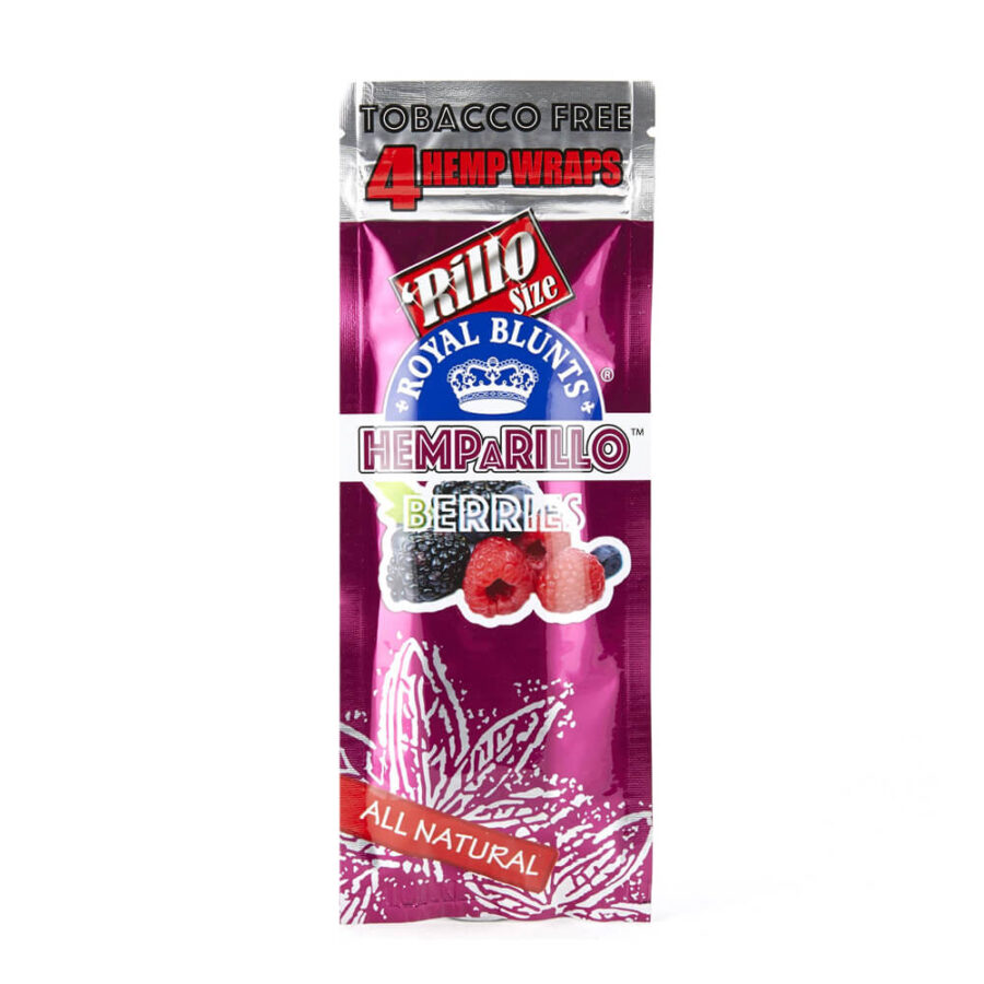 Hemparillo Involucri di canapa Bacche x4 Blunts (15confezioni/display)