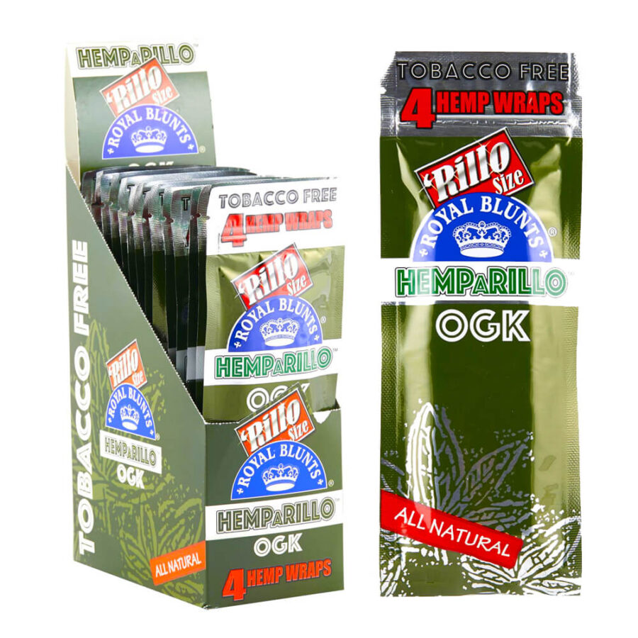 Hemparillo Hemp Wraps OGK x4 Blunts (15confezioni/display)