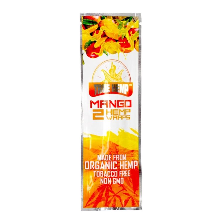 Involucri di canapa di canapa senza tabacco e mango (25 pezzi/display)