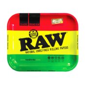 RAW Vassoio per Rollare Rasta in metallo