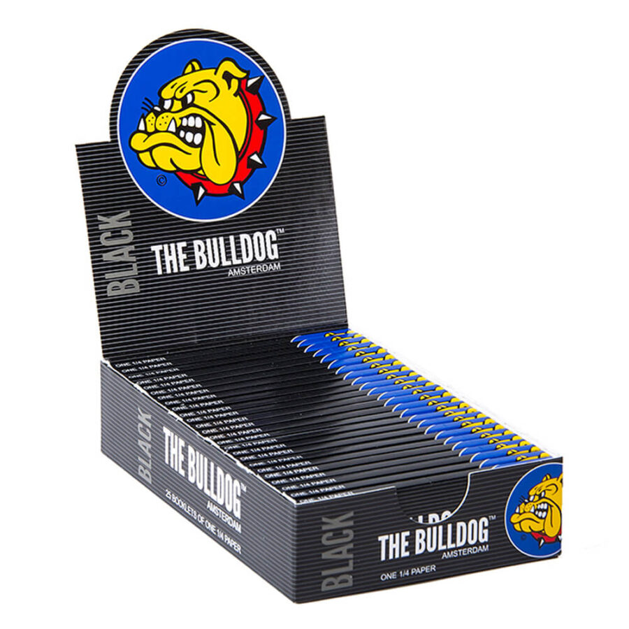 Il Bulldog Nero Piccole Cartine 1/4 (25pz/display)