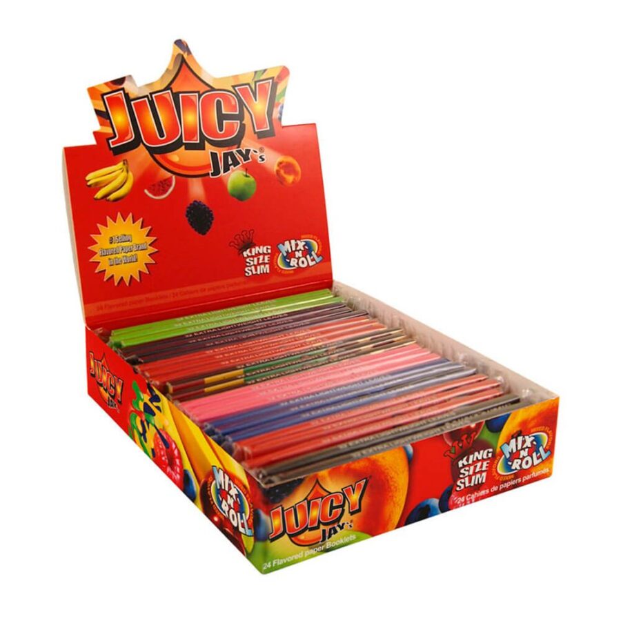 Juicy Jay Kingsize cartine mix 8 gusti (24pz/display)