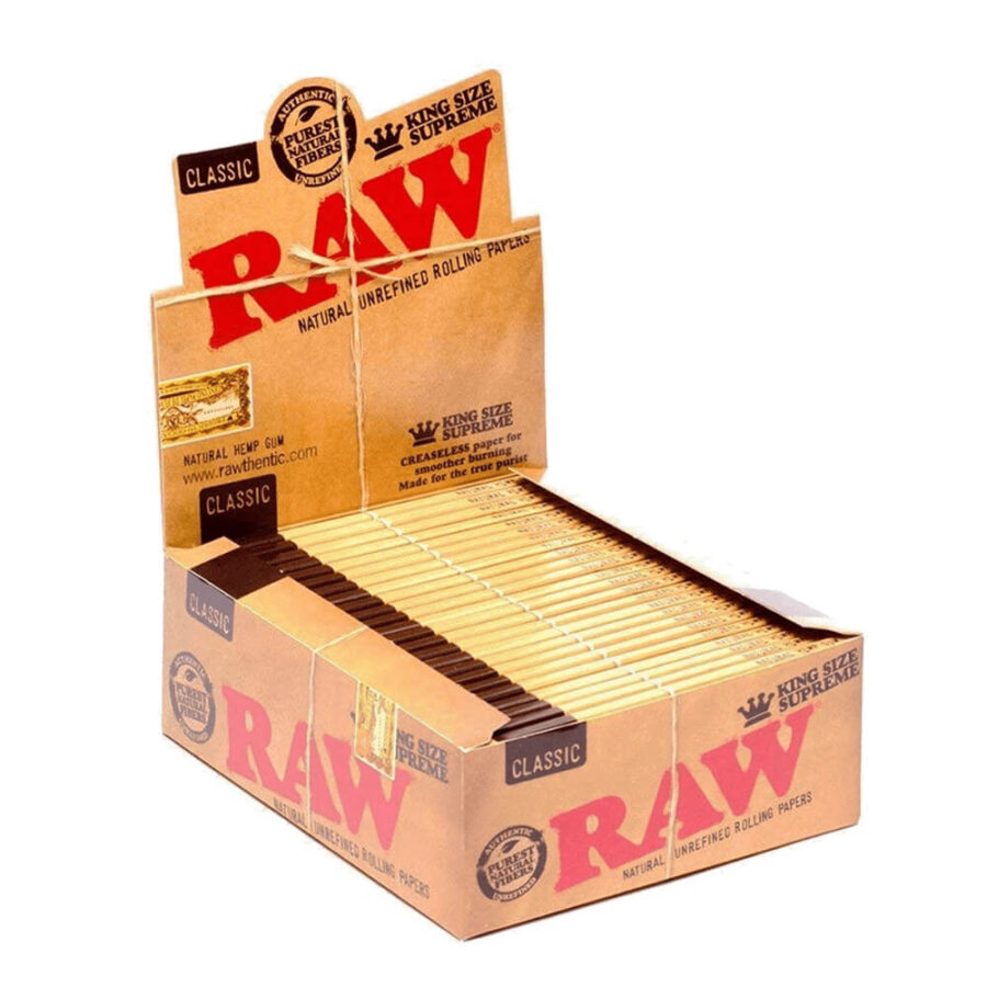 Cartine sottili RAW Kingsize (50 pezzi/display)