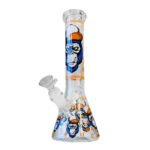 Bong in Vetro Triplo Spessore Gorilla Arancione 25cm