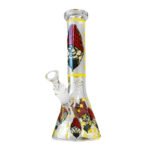 Bong in Vetro Triplo Spessore Gorilla Giallo 25cm