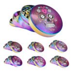 Grinder in Metallo Mexican Skulls 4 Parti - 50mm (6pezzi/display)