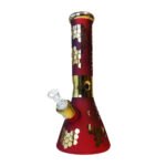 Red Bee Hexagon Bong in Vetro Triplo Spessore 32cm