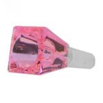 Braciere per Bong in Vetro Cubo Rettangolare Rosa 18mm