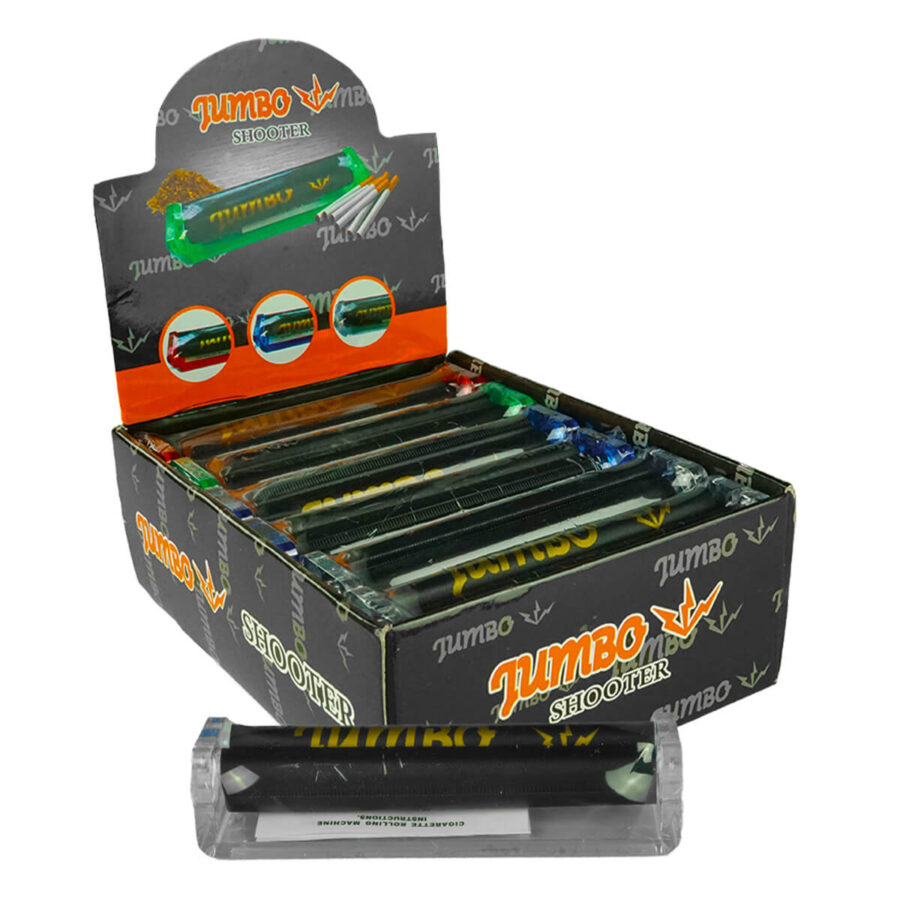 Jumbo Shooter Rolling Machine King Size Mix Colori (12 pezzi / display)