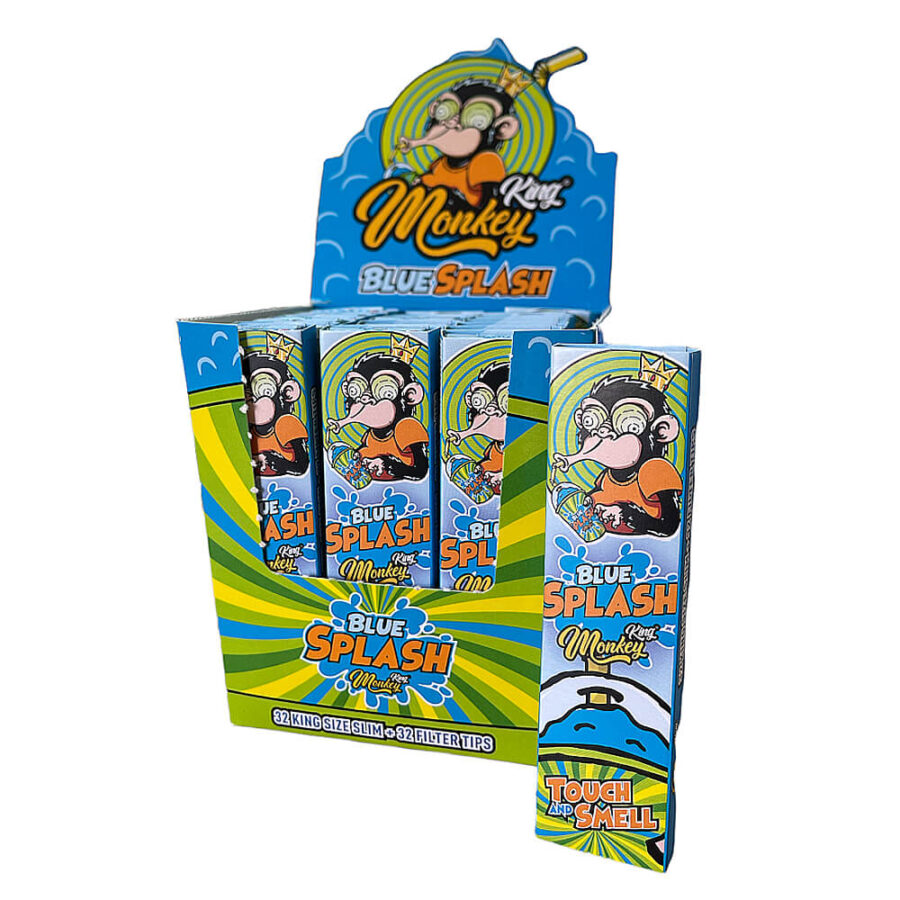 Monkey King Blue Splash Touch and Smell Cartine con punte (24 pezzi / display)