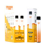 Orange County CBD 3ml Sigaretta Elettronica 250mg CBD + 250mg CBG Sour Apple (10pezzi/display)