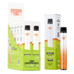 Orange County CBD 3ml Sigaretta Elettronica 250mg CBD + 250mg CBG Sour Apple (10pezzi/display)