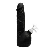 Bong in Silicone Pene Nero 20cm