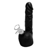 Bong in Silicone Pene Nero 20cm