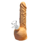 Bong in Silicone Pene Bianco 20cm