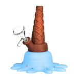 Pipa in Silicone Gelato Sciolto blu 13cm