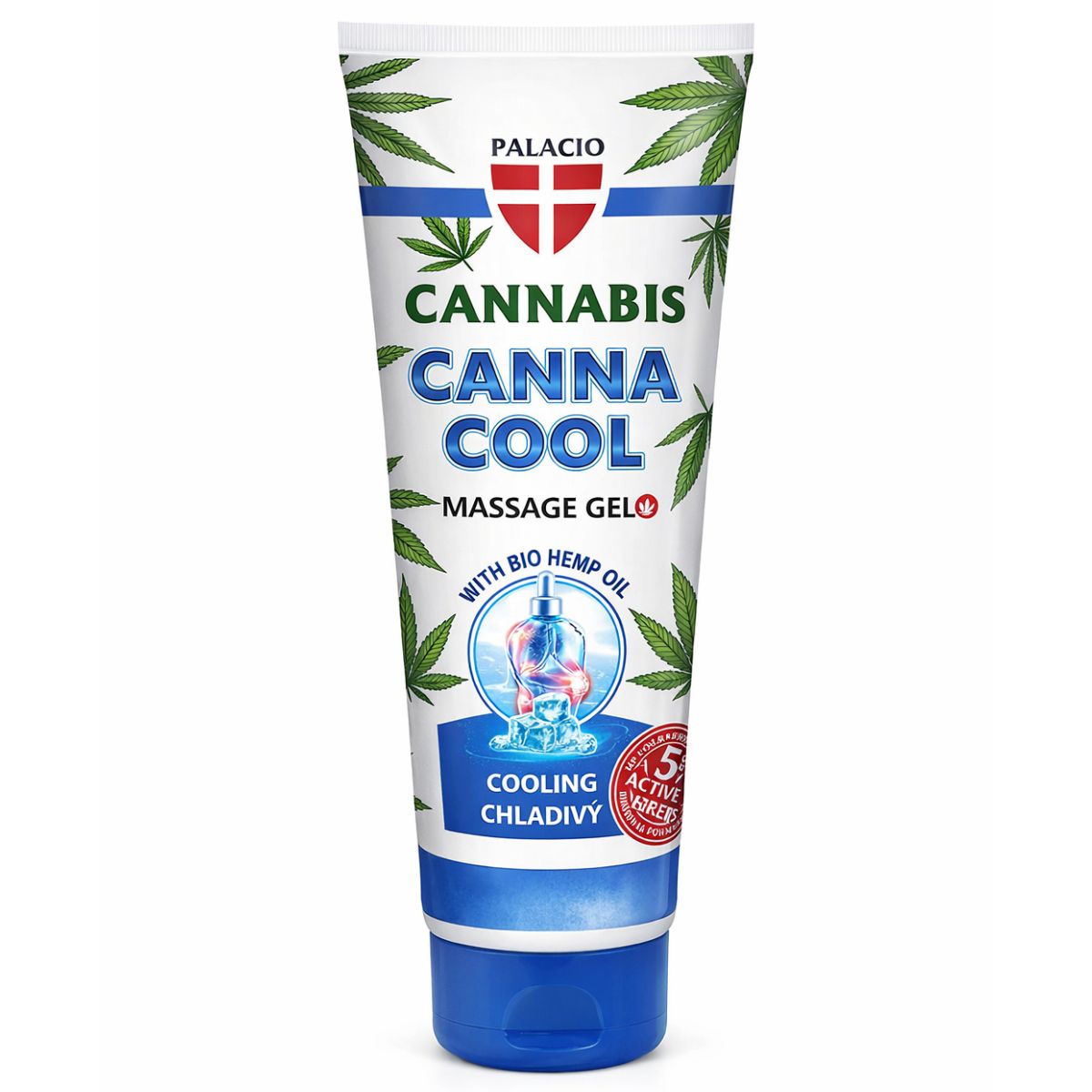 Palacio Canna Cool Gel da Massaggio alla Cannabis (200ml) Palacio Canna Cool Cannabis Massage Gel 200ml