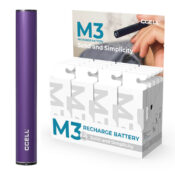 CCELL M3 Batteria Viola per Vaporizzatore a Penna Standard 510 Thread (20pezzi/display)