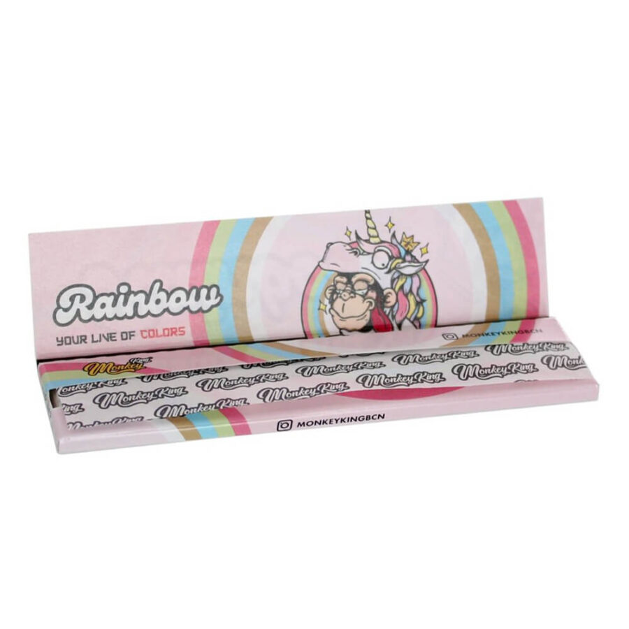 Monkey King Rainbow Cartine ultrasottili non sbiancate (50 pezzi/display)