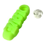 Pipa in Silicone Love Verde 12cm