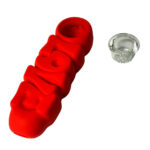 Pipa in Silicone Love Rossa 12cm