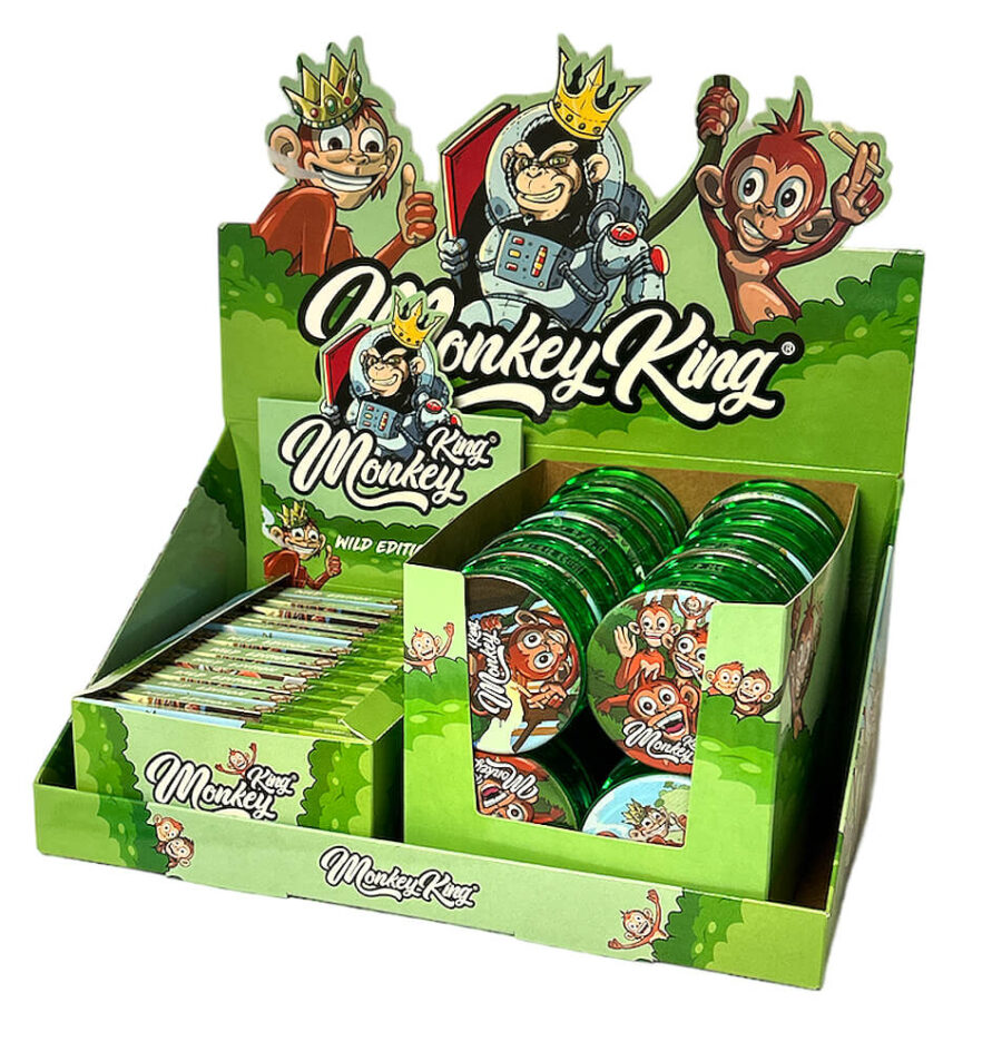 Cartine Monkey King con punte e smerigliatrice Wild Edition (48 pezzi/display)