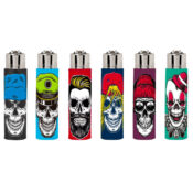 Clipper Accendini Silicone Pop Cover Bone Gentlemen (30pezzi/display)