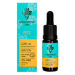 Weedness Olio CBD per Cani Piccoli gusto Bacon 3% CBD (10ml)