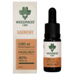 Weedness Olio CBD alla Nocciola 40% (10ml) wholesale weedness hazelnut cbd oil 40 1