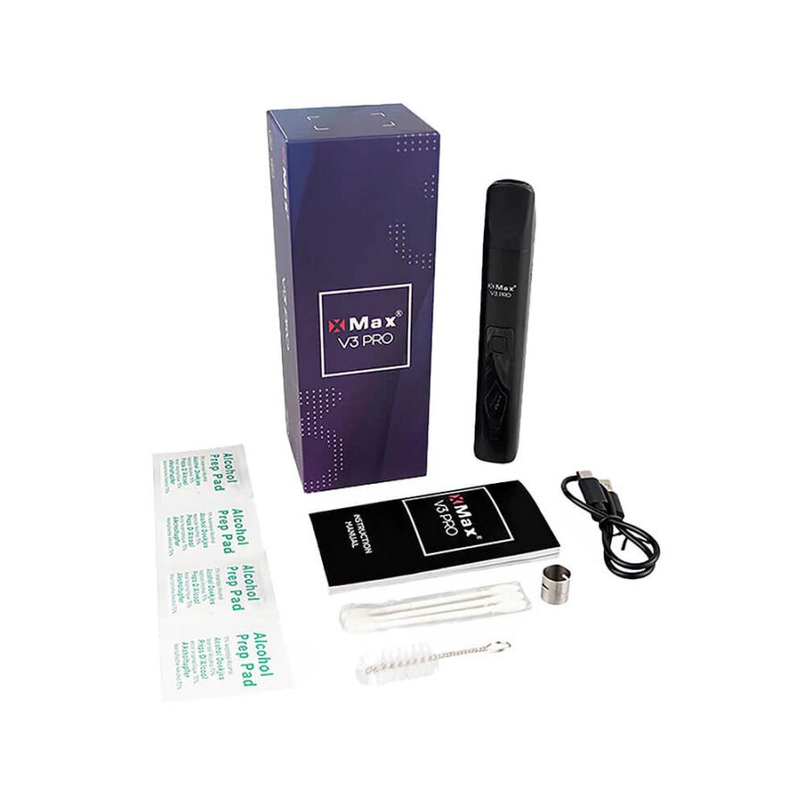 X-Vape X-Max V3 Pro Vaporizzatore per Erbe Nero