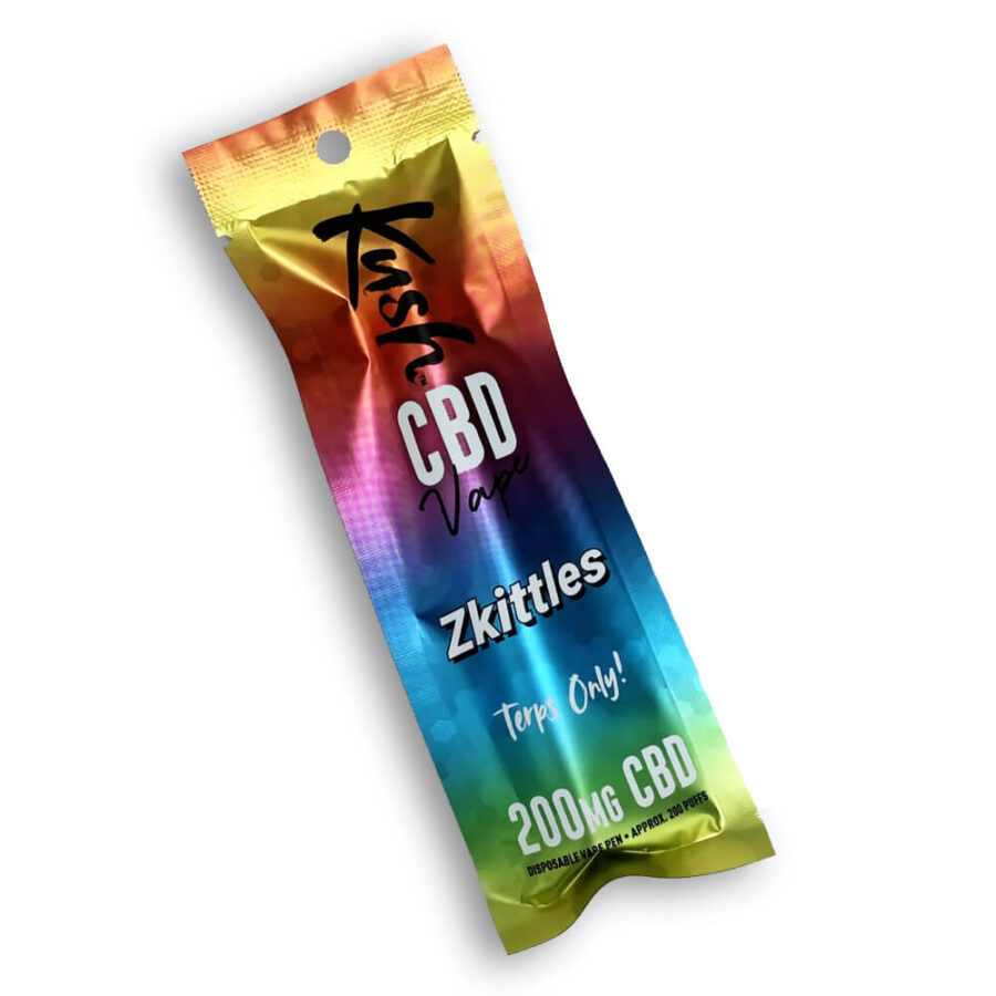 Kush CBD Vape Orange Runtz 200mg CBD Penna usa e getta(10pcs/display)