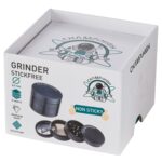 Champ High Grinder Antiaderente Nero 4 Parti - 63mm Champ High Grinder Antiaderente Nero 4 Parti - 63mm