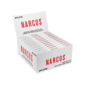 Narcos White Edition King Size Slim Cartine + Punte (24 pezzi/display)